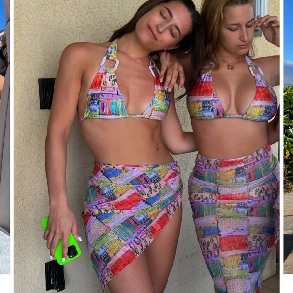 Strawberry Milk Mob Bikini Set Sz M/L NEW - Picture 4 of 7